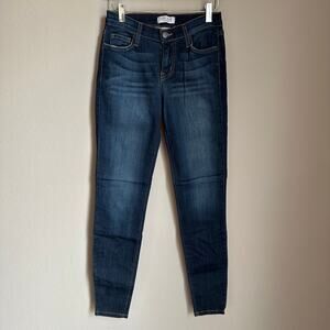 Judy Blue Skinny Jeans Mid Rise Dark Wash Sleek Fall Winter Staple Size 3/26